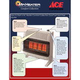 Mr. Heater Comfort Collection 30000 Btu/h 1000 sq ft Radiant Natural Gas/Liquid Propane Heater