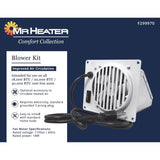 Mr. Heater Comfort Collection 1000 sq ft 30000 BTU Electric Wall Heater Fan