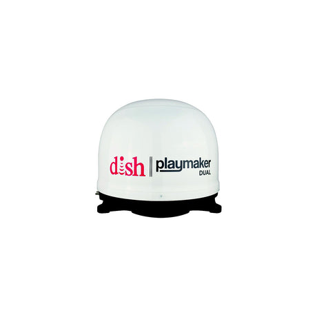 Winegard PL8000 White Dish Playmaker Dual Portable Satellite RV TV Antenna w/o Receiver
