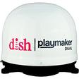 Winegard PL8000R White Dish Playmaker Dual Portable Satellite RV TV Antenna w/Wally HD receiver