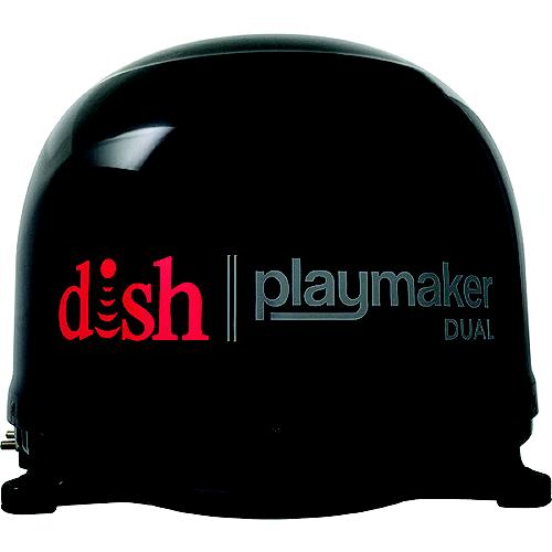 Winegard PL8035R Black Dish Playmaker Dual Portable Satellite RV TV Antenna w/Wally HD receiver
