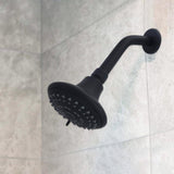 Danco Matte Black Stainless Steel 8 in. Shower Arm and Flange