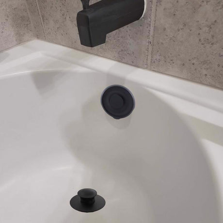 Danco 3 in. Matte Black Round Drain Cover