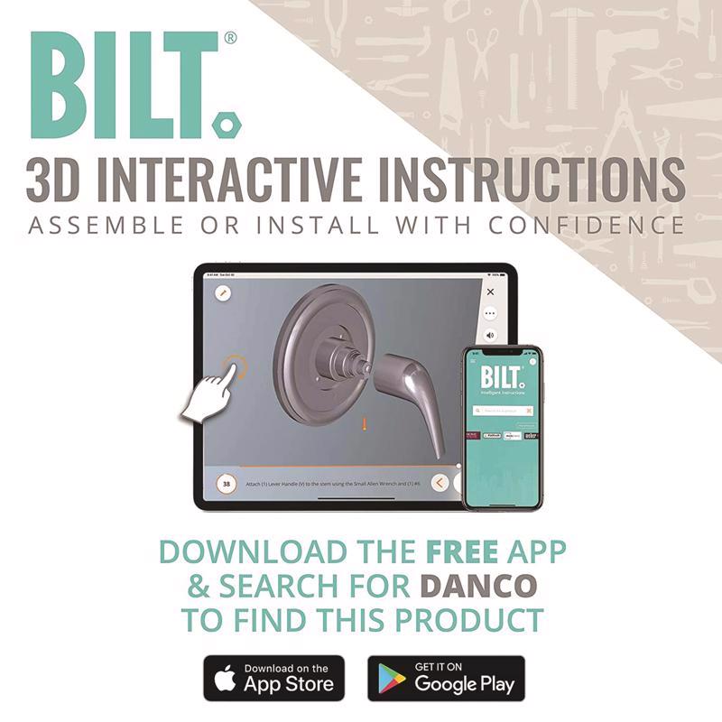 Danco Trim Kit Moen Black 1 pc