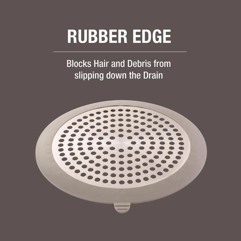 Danco 2.75 in. Brushed Nickel Stainless Steel Bathroom Sink Drain Protector