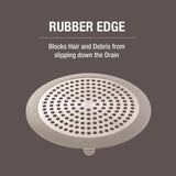 Danco 2.75 in. Brushed Nickel Stainless Steel Bathroom Sink Drain Protector