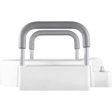 Bemis Independence Rise Elongated/Round White Plastic Toilet Riser