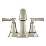 American Standard Chancellor Brushed Nickel Mediterranean Centerset Bathroom Sink Faucet 4 in.