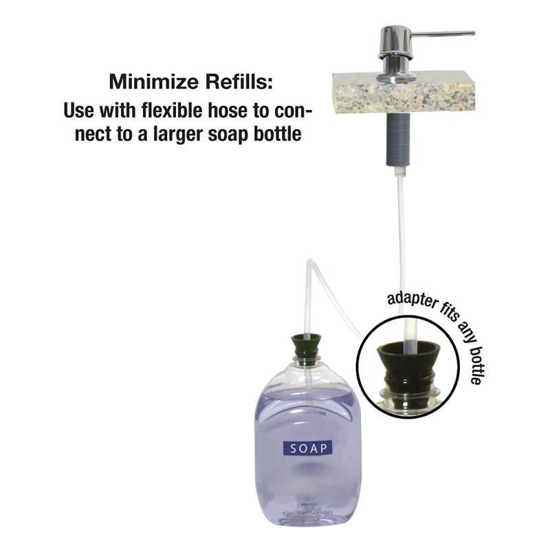 Ace Chrome Metal Lotion/Soap Dispenser