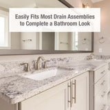 Danco 1.4 in. Brushed Nickel Plastic Replacement Pop Up Stopper