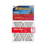 Filtrete 12 in. W X 36 in. H X 1 in. D 1000 MPR Pleated Allergen Air Filter 1 pk, Pack of 4