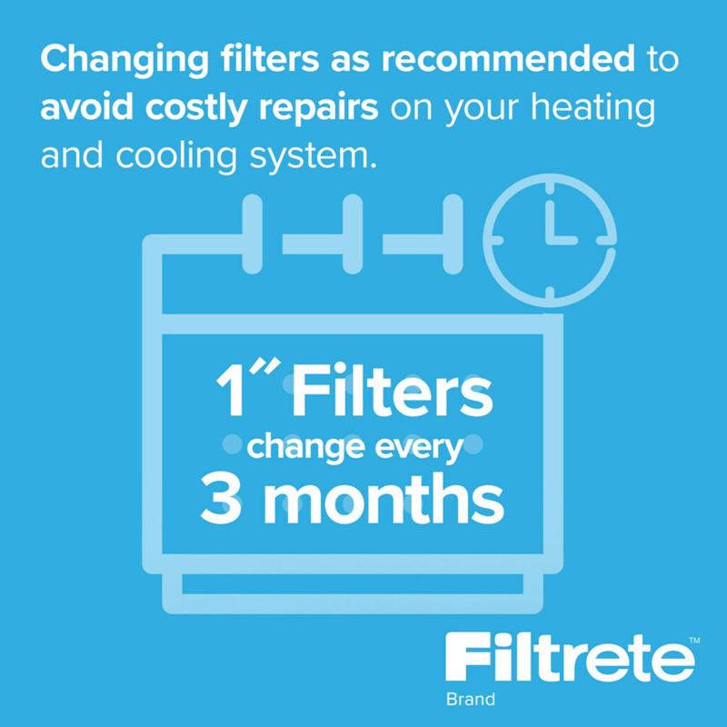3M Filtrete 18 in. W X 24 in. H X 1 in. 7 MERV Pleated Air Filter 1 pk, Pack of 4