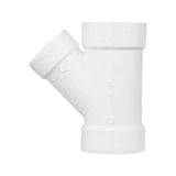 Charlotte Pipe Schedule 30 3 in. Hub X 3 in. D Hub PVC Wye 1 pk