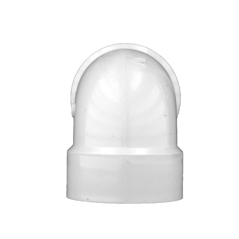 Charlotte Pipe Schedule 40 3 in. Hub X 3 in. D Hub PVC Elbow 1 pk