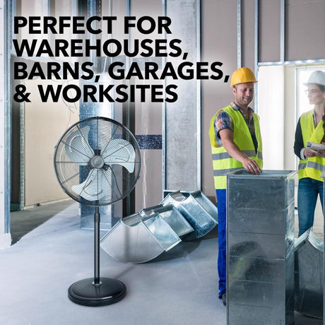 Perfect Aire 30.75 in. H X 20 in. D Oscillating Pedestal Fan