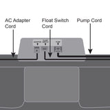 Basement Sentry 1/3 HP 2400 gph Thermoplastic Vertical Float Switch AC Submersible Backup Sump Pump