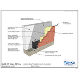 York Wasco Seal 12 in. W X 150 ft. L Polyethylene Flashing Black