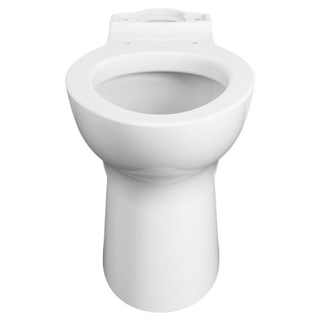 American Standard Cadet 3 3717A001.020 Toilet Bowl, Elongated, 12 in Rough-In, Vitreous China, White, Floor Mounting