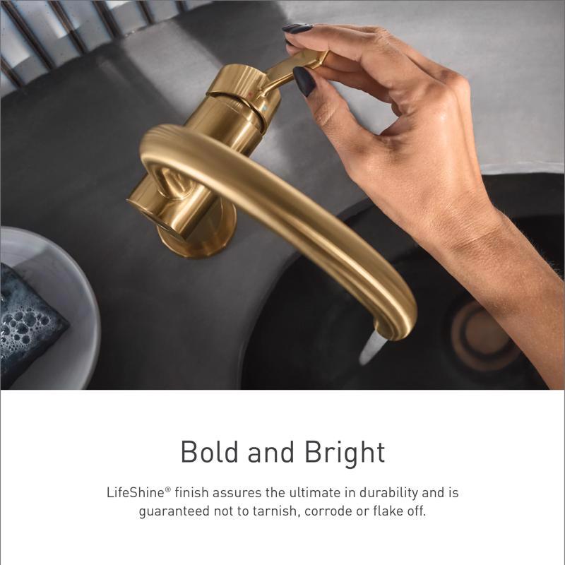 Moen Colinet Gold Modern Bathroom Faucet 8-16 in.
