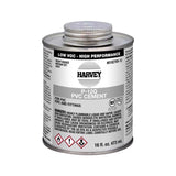 Oatey Harvey Gray Cement For PVC 16 oz