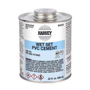 Oatey Harvey Blue Cement For PVC 32 oz
