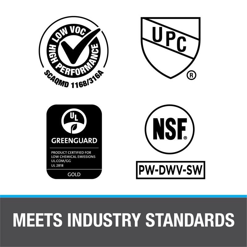 Oatey Blue Cement For PVC 4 oz