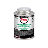 Oatey Clear Cement For PVC 8 oz
