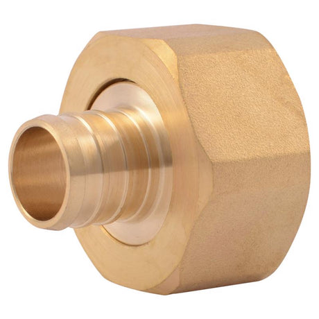 SharkBite 3/4 in. Crimp X 1 in. D Brass Swivel Adapter