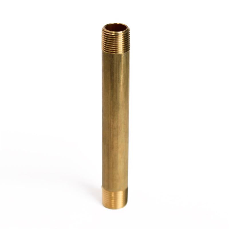 ATC 3/8 in. MPT X 3/8 in. D MPT Yellow Brass Nipple 5 in. L, Pack of 5