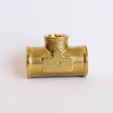 ATC 1/2 in. FPT X 3/8 in. D FPT Brass Tee, Pack of 5