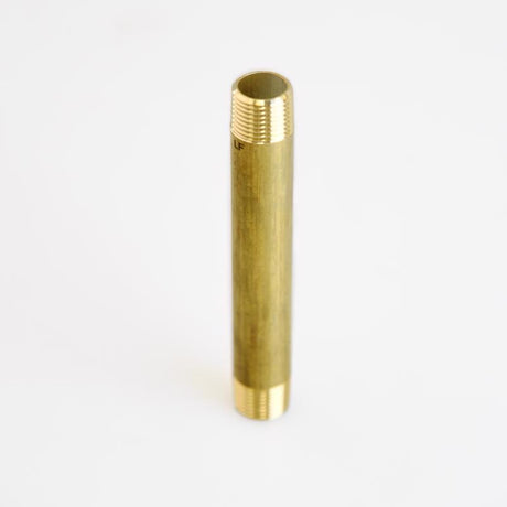 ATC 1/2 in. MPT X 1/2 in. D MPT Yellow Brass Nipple 5-1/2 in. L, Pack of 5