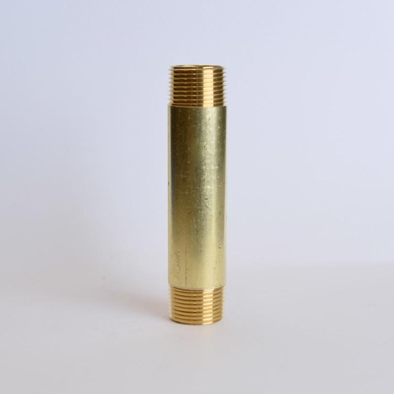 ATC 3/4 in. MPT X 3/4 in. D MPT Yellow Brass Nipple 4-1/2 in. L, Pack of 5