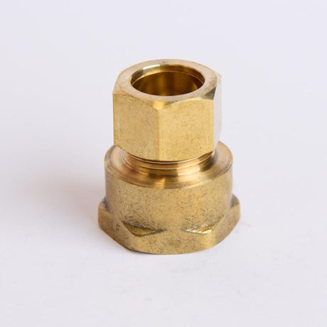 ATC 5/8 in. Compression X 3/4 in. D FPT Brass Coupling, Pack of 5