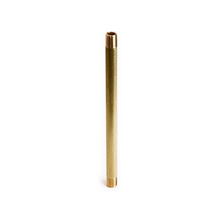 ATC 1/8 in. MPT X 1/8 in. D MPT Yellow Brass Nipple 6 in. L, Pack of 5