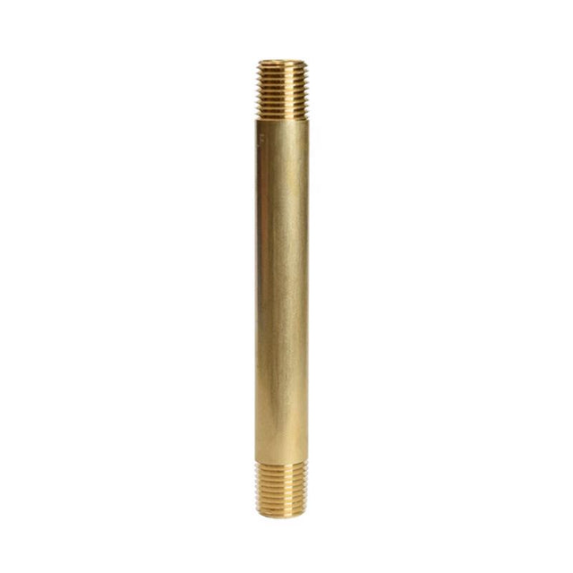 ATC 1/4 in. MPT X 1/4 in. D MPT Yellow Brass Nipple 4-1/2 in. L, Pack of 5