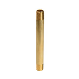 ATC 1/4 in. MPT X 1/4 in. D MPT Yellow Brass Nipple 4-1/2 in. L, Pack of 5