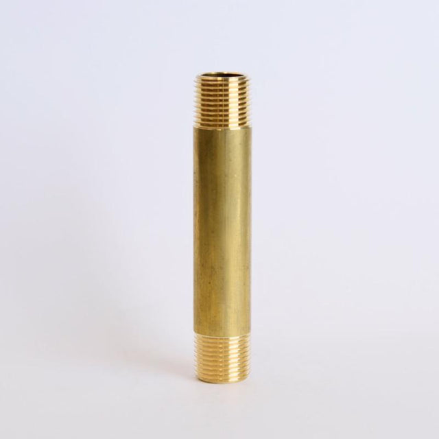 ATC 3/8 in. MPT X 3/8 in. D MPT Yellow Brass Nipple 3-1/2 in. L, Pack of 5