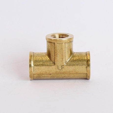 ATC 1/8 in. FPT X 1/4 in. D FPT Brass Tee, Pack of 5