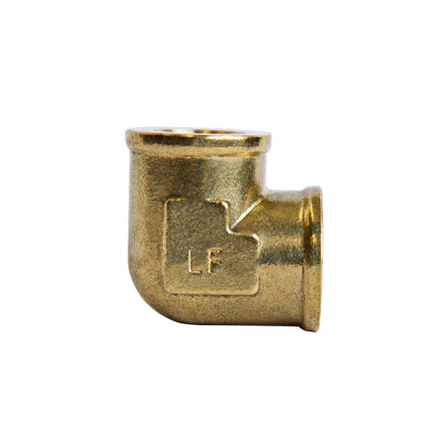 ATC 3/8 in. FPT X 1/4 in. D FPT Brass 90 Degree Elbow, Pack of 5