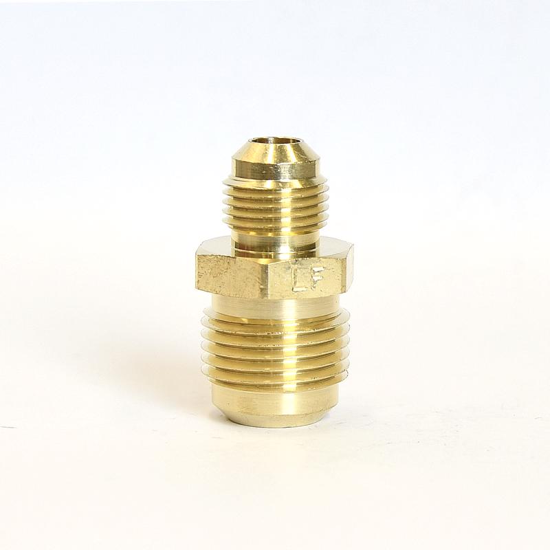ATC 5/8 in. Flare X 3/8 in. D Flare Yellow Brass Union, Pack of 5