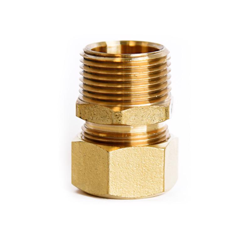 ATC 3/4 in. Compression X 3/4 in. D MPT Brass Connector, Pack of 5