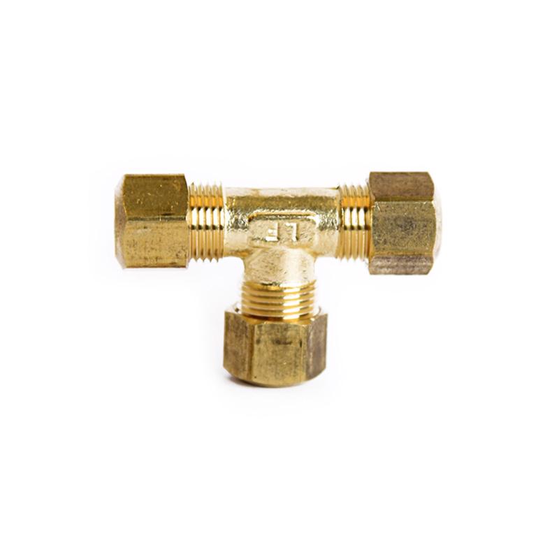ATC 5/16 in. Compression X 5/16 in. D Compression Brass Tee, Pack of 5