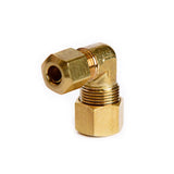 ATC 3/8 in. Compression X 1/4 in. D Compression Brass 90 Degree Elbow, Pack of 5