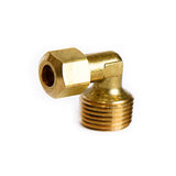 ATC 1/4 in. Compression X 3/8 in. D MPT Brass 90 Degree Street Elbow, Pack of 5
