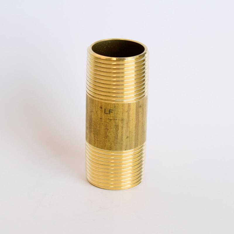 ATC 1 in. MPT X 1 in. D MPT Yellow Brass Nipple 3 in. L, Pack of 5