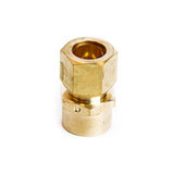 ATC 1/2 in. Compression X 3/8 in. D FPT Brass Coupling, Pack of 5