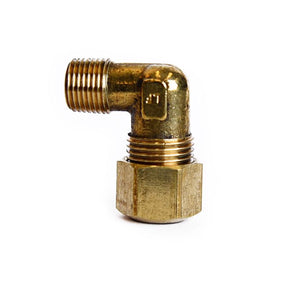 ATC 5/16 in. Compression X 1/8 in. D MPT Brass 90 Degree Street Elbow, Pack of 5