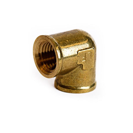 ATC 1/4 in. FPT X 1/8 in. D FPT Brass 90 Degree Elbow, Pack of 5