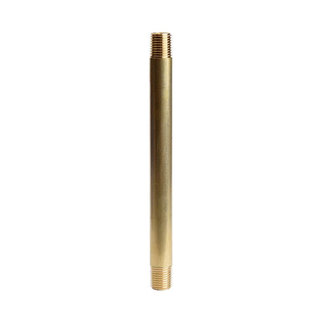 ATC 1/4 in. MPT X 1/4 in. D MPT Yellow Brass Nipple 6 in. L, Pack of 5