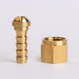 ATC Brass 1/4 in. D X 1/4 in. D Adapter 1 pk, Pack of 5
